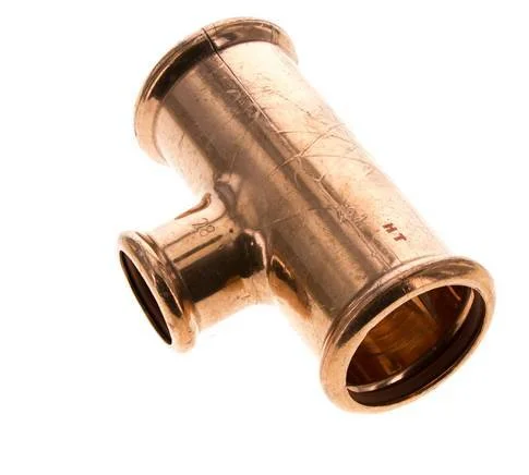 Tee Press Fitting – 28mm Female & 42mm – Copper alloy