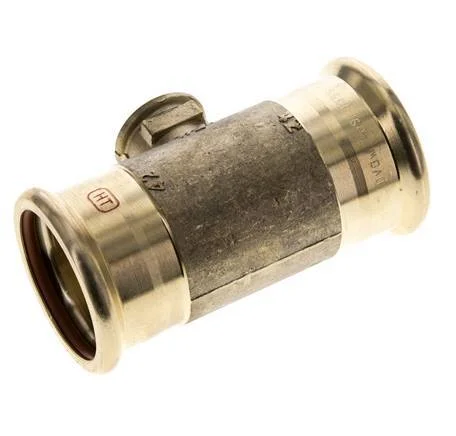 Tee Press Fitting – 42mm Female & Rp 1/2” Female – Copper alloy