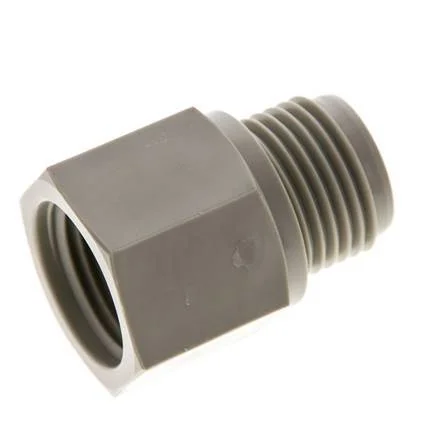 Threaded Extension G1/2” Male x Female Polypropylene (pp) 10bar (140.5psi) FDA 27mm Hex