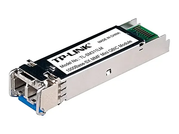 TP-Link TL-SM311LM – SFP (mini-GBIC) transceiver module – 1GbE – 1000Base-SX – LC multi-mode – up to 1800 ft – 850 nm – for P/N TL-SG3452XP V1