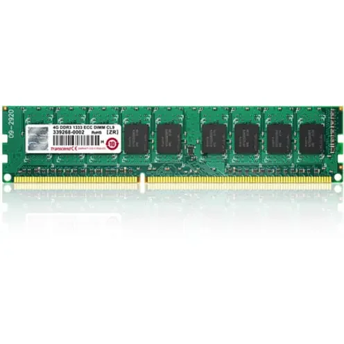 Transcend 8Gb Ddr3 1333 Ecc Dimm 9-9-9 2 Rank