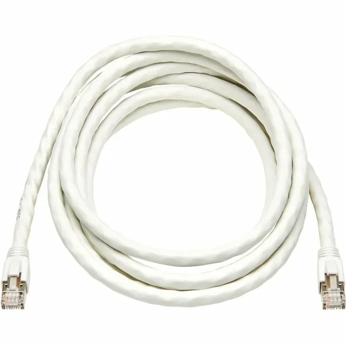 Tripp Lite Cat8 40G Snagless SSTP Ethernet Cable (RJ45 M/M), PoE, White, 10 ft. (3.1 m) –