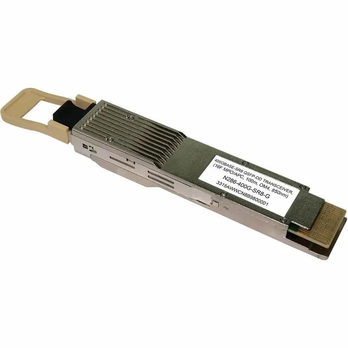 Tripp Lite Cisco-Compatible QSFP-DD Transceiver – 400GBase-SR8, MPO/APC MMF, 400 Gbps,