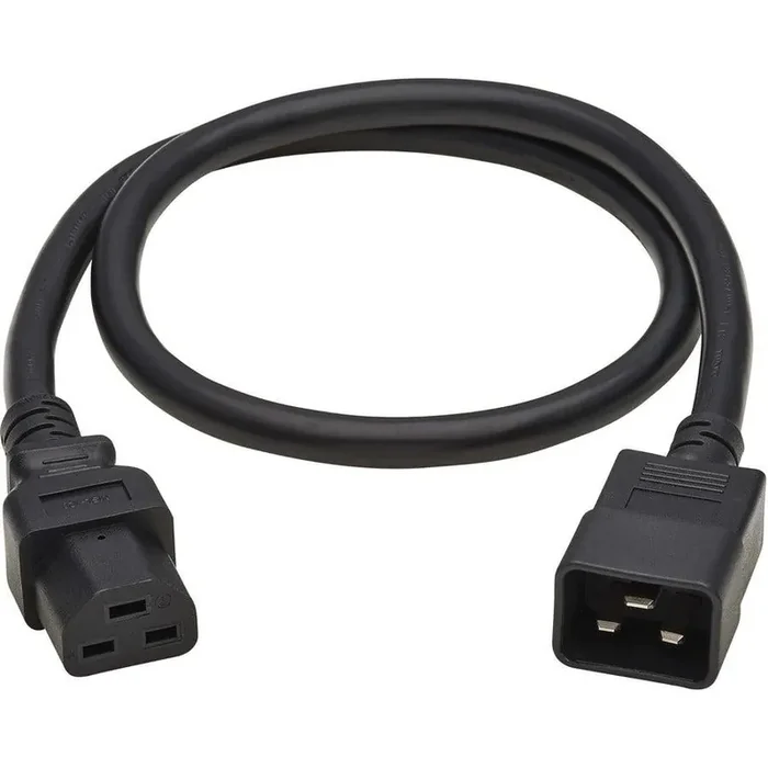 Tripp Lite Power Cord, C20 to C21 – Heavy-Duty, 20A, 250V, 12 AWG, 3 ft. (0.91 m), Black
