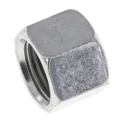 UN 11/16”-16 Zinc plated Steel End cap ORFS 630 Bar