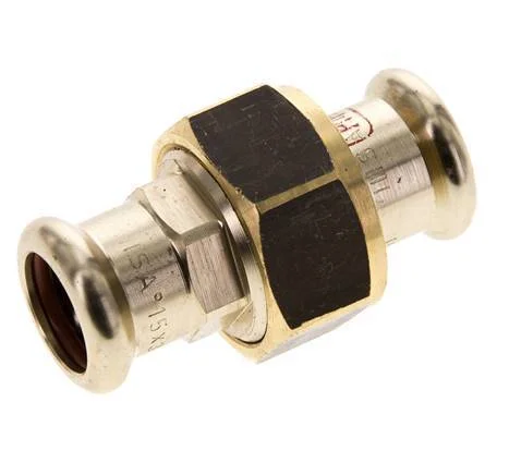 Union Press Fitting – 15mm Female – Copper alloy Flat Sealing