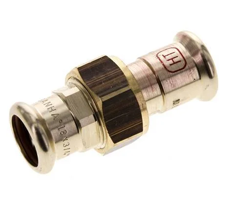 Union Press Fitting – 18mm Female – Copper alloy Flat Sealing