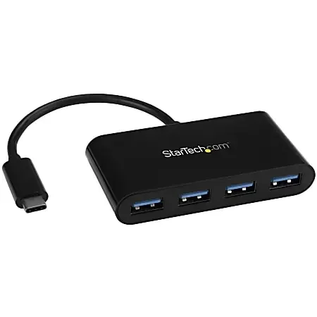 USB C Hub – 4 Port USB C to USB-A (4x) – Bus Powered USB Hub – USB Type C to USB Hub – USB-C to USB – USB 3.1 Type C