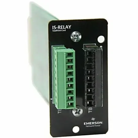Vertiv Liebert IntelliSlot Relay Card – Remote Monitoring Adapter – Data Center Monitoring Adapter Hot-swappable 24VAC/VDC at 1A