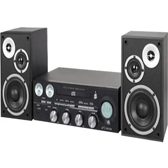 VICTOR VDTS-4400-SL Micro Hi-Fi System – 50 W RMS – Silver