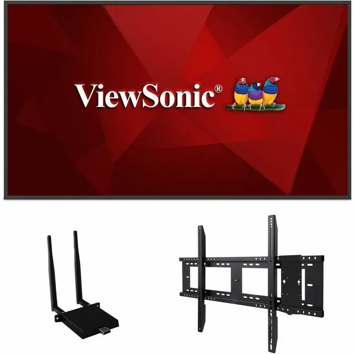 ViewSonic Commercial Display CDE6530-E1 – 4K, Integrated Software, WiFi Adapter and Fixed