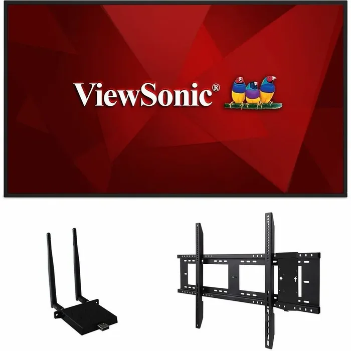 ViewSonic Commercial Display CDE8630-E1 – 4K, Integrated Software, WiFi Adapter and Fixed