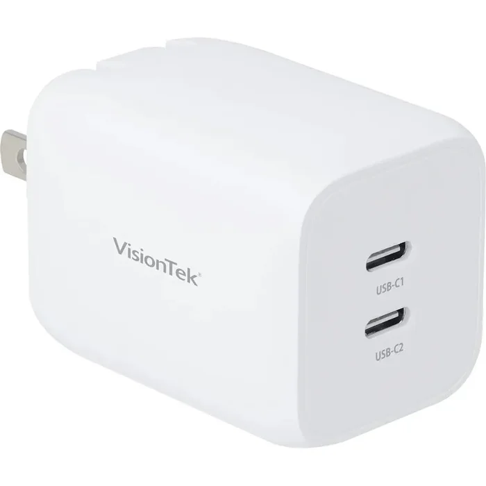 VisionTek 65W GaN II Power Adapter – 2 Port