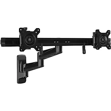 Wall Mount Dual Monitor Arm – Articulating Ergonomic VESA Wall Mount – ARMDUALWALL