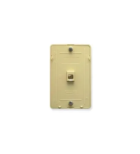 Wall Plate IDC 6P6C IVORY ICC-IC630DB6IV