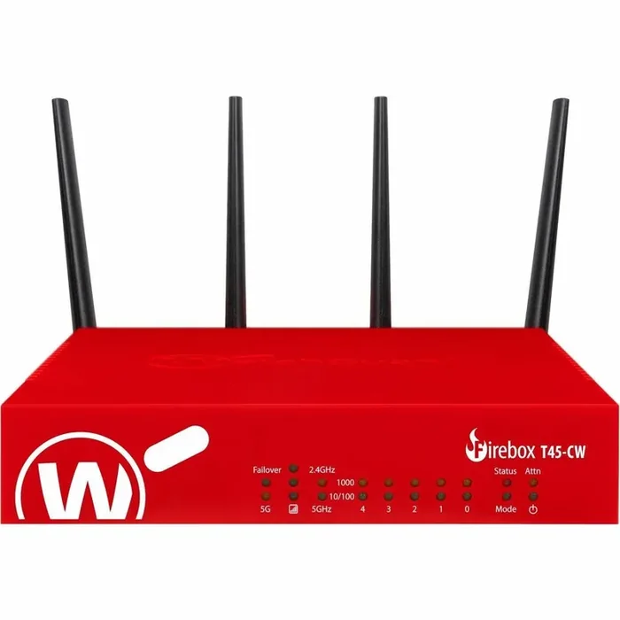 WatchGuard Firebox T45-CW Network Security/Firewall Appliance – Intrusion Prevention – 5