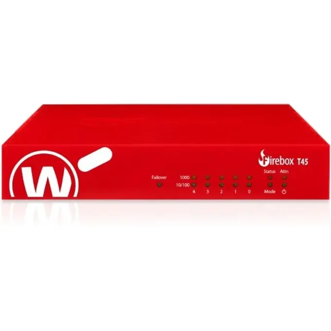 WatchGuard Firebox T45-W-PoE Network Security/Firewall Appliance – Intrusion Prevention –