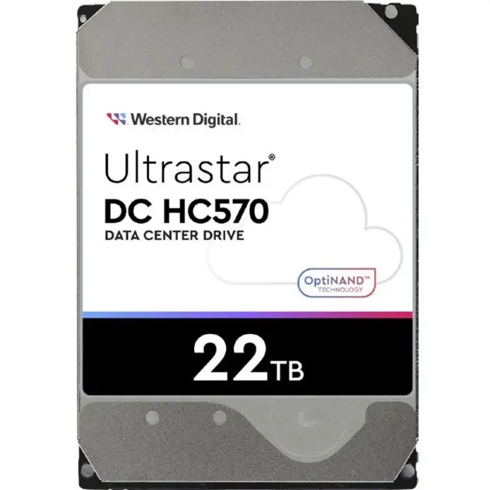 WD Ultrastar DC HC570 0F48052 22 TB Hard Drive – 3.5″ Internal – SAS (12Gb/s SAS)