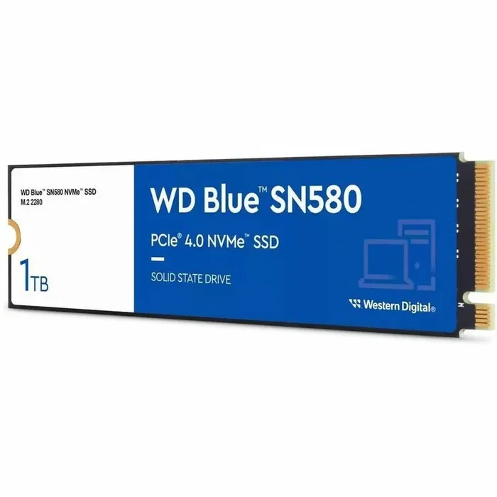 Western Digital Blue SN580 WDS100T3B0E 1 TB Solid State Drive – M.2 2280 Internal – PCI