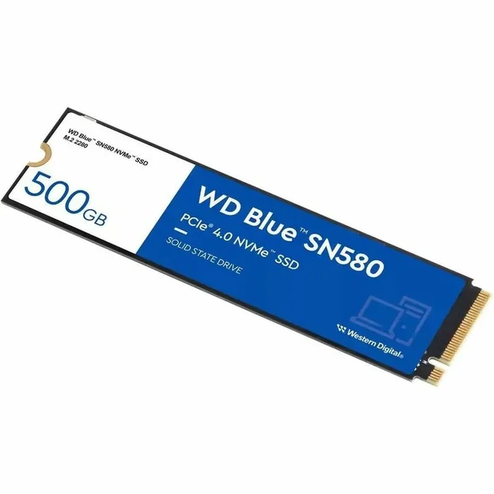 Western Digital Blue SN580 WDS500G3B0E 500 GB Solid State Drive – M.2 2280 Internal – PCI