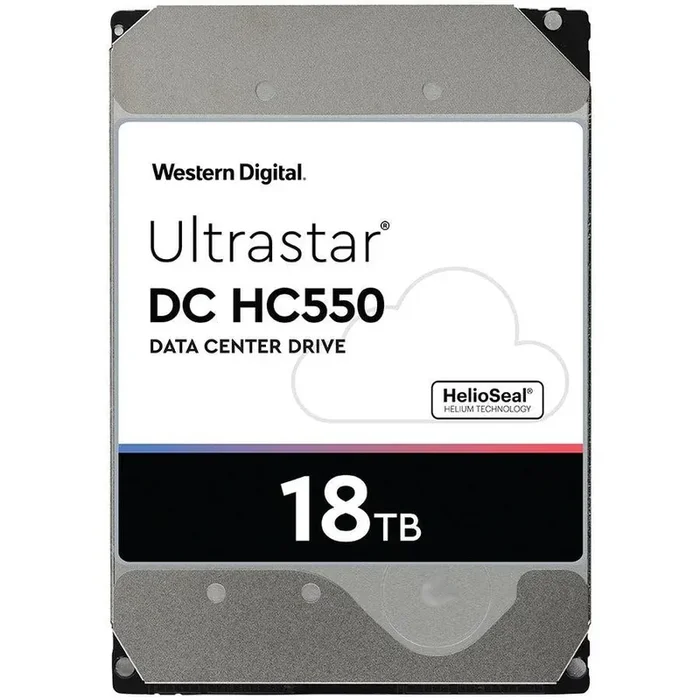 Western Digital DC HC550 18 TB Hard Drive – 3.5″ Internal – SAS