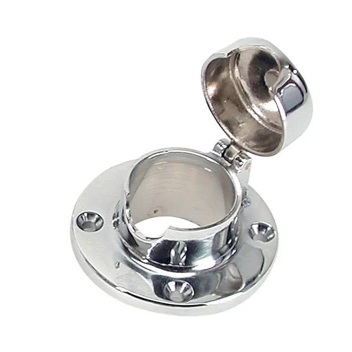 Whitecap Chain & Rope Deck Pipe Hinged 1-1/2″ Opening