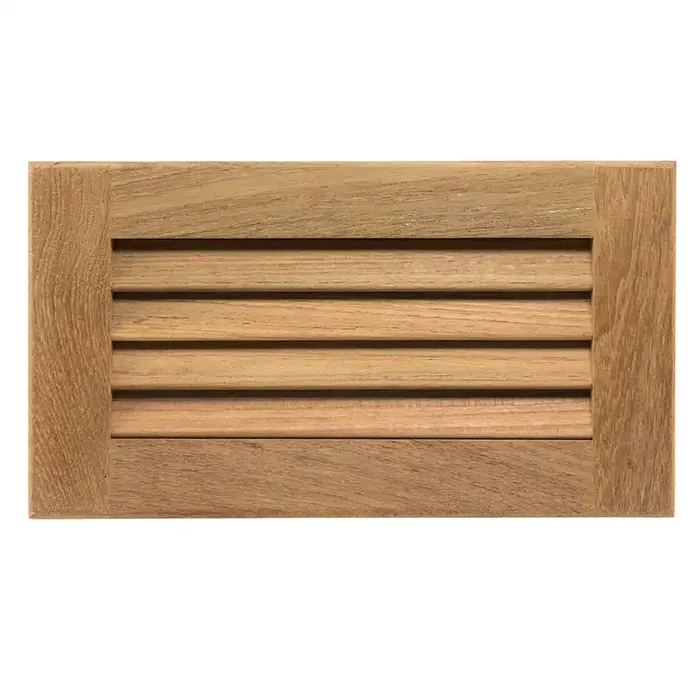 Whitecap Teak Louvered Insert – 6-3/8″ x 11-3/16″ x 3/4″