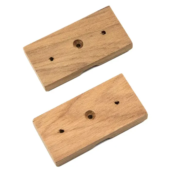 Whitecap Teak Rod Storage Rack Mounting Brackets – Pair