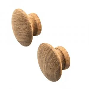 Whitecap Teak Round Drawer Knob – 2″ – 2 Pack [60120-A]