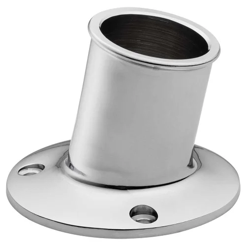 Whitecap Top-Mounted Flag Pole Socket CP/Brass – 1″ ID [S-5002]