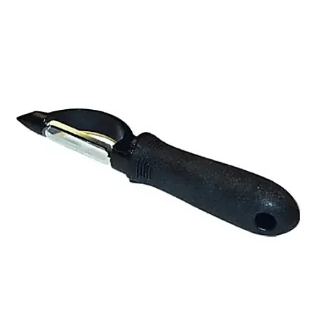 Winco Plastic/Rubber Vegetable Peeler, Black