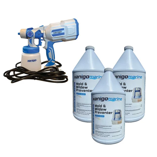 Xanigo Marine Mold Mildew Preventer – (3) 1-Gallon w/FREE Defender Atomizer – Corded [XMMMP3G/ATOMIZER]