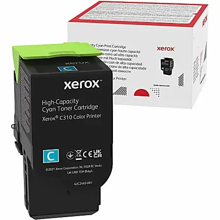 Xerox Genuine Xerox® C310 Color Printer/ C315 Color Multifunction Printer Cyan High capacity Toner Cartridge (5500 Pages) – 006R04365 – 5500 Pages
