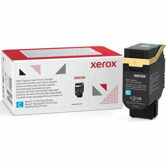 Xerox Original High Yield Laser Toner Cartridge – Box – Return Program – Cyan – 1 Pack –