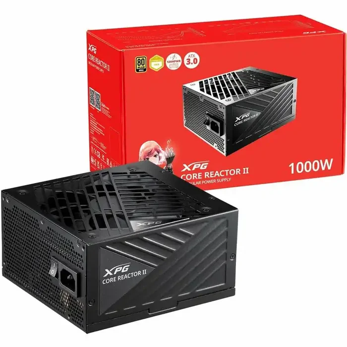 XPG COREREACTORII1200G-BKCUS 1200W Power Supply – Internal – 1200 W – 1 Fan(s)