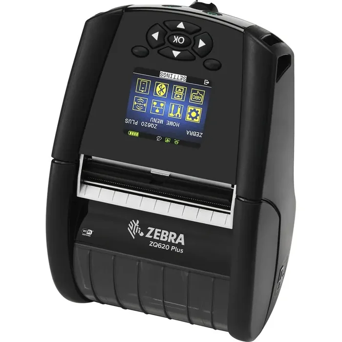 Zebra ZQ620 Plus Desktop Industrial Mobile Direct Thermal Printer – Monochrome – Label/Rec